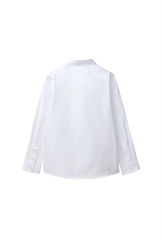 Zara SOLID DRESS SHIRT - White - Image 0