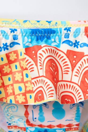 1-6 ANS/ CULOTTE À IMPRIMÉ VOLANT - Corail de Zara - Image 2