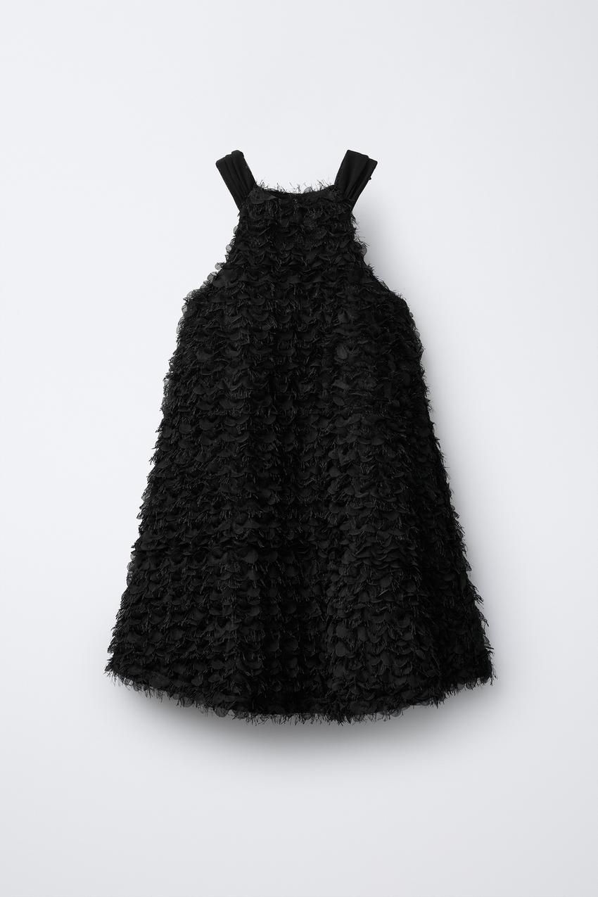 Zara - Floral Dress - Black - 13-14 Years (64,6 Inches) - Kids Zara - Floral Dress - Black - 13-14 Years (64,6 Inches) - Kids