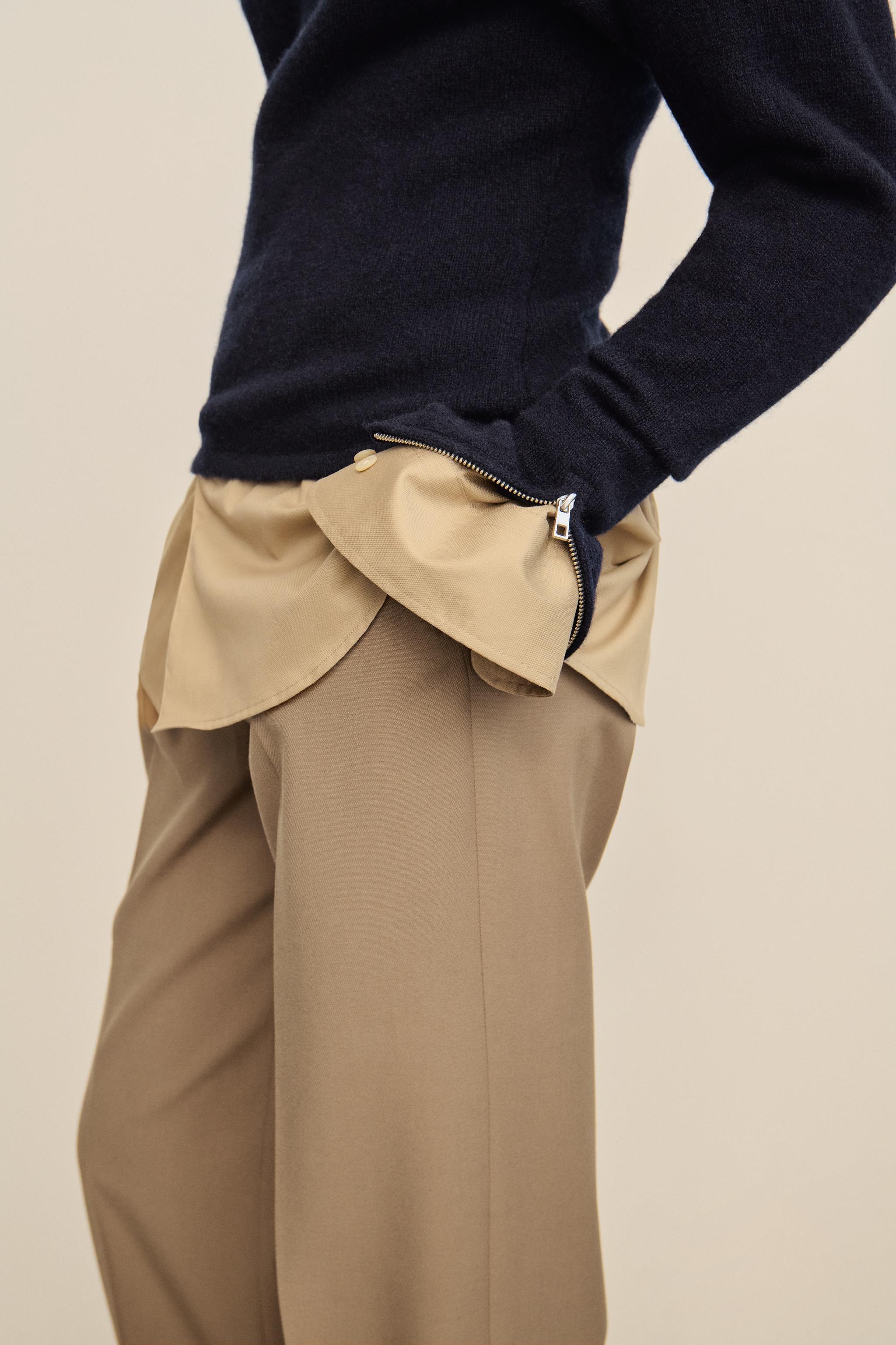 Женские свитеры Zara 100% WOOL ZIPPER JUMPER — фото 3