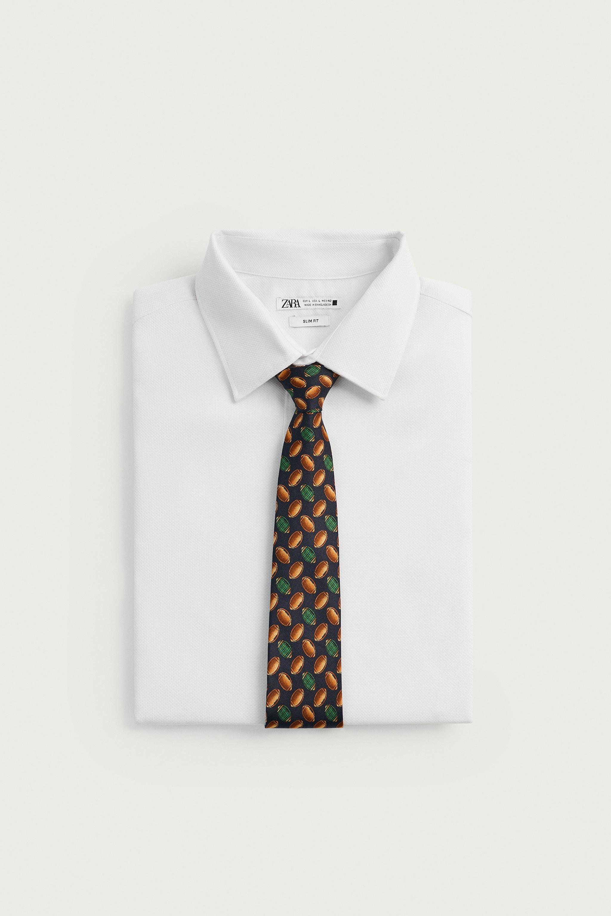 100% SILK JACQUARD RUGBY TIE