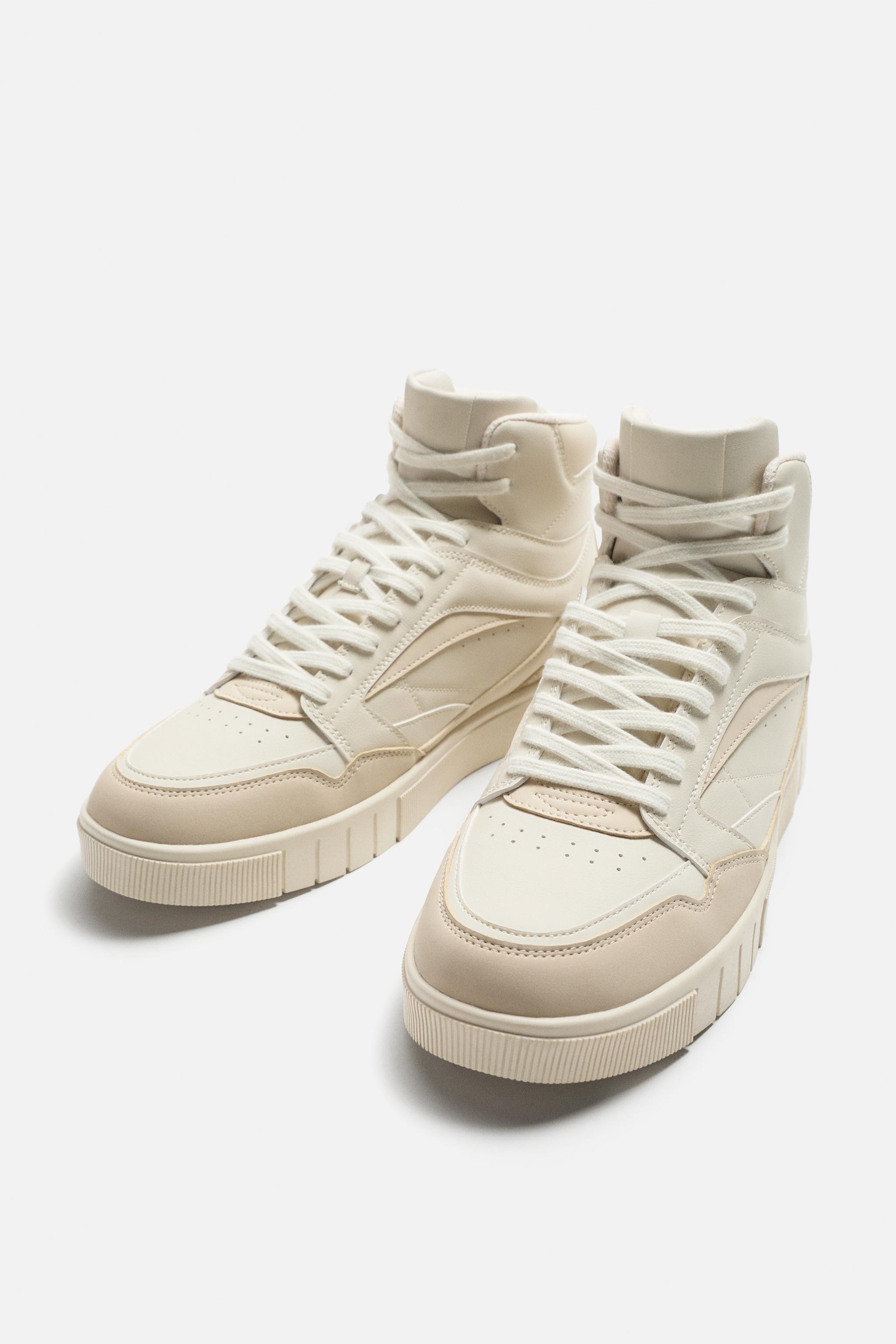 Zapatos Casual Hombre Zapatillas ZARA Estilo Retro Hombre