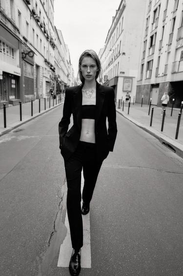 ONE-BUTTON TAILORED BLAZER - Black by Zara