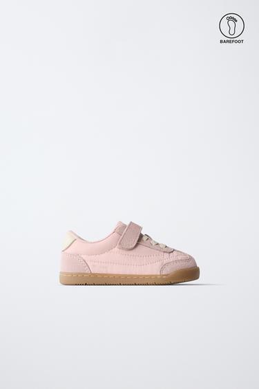 RETRO BAREFOOT SNEAKERS — Pink 1