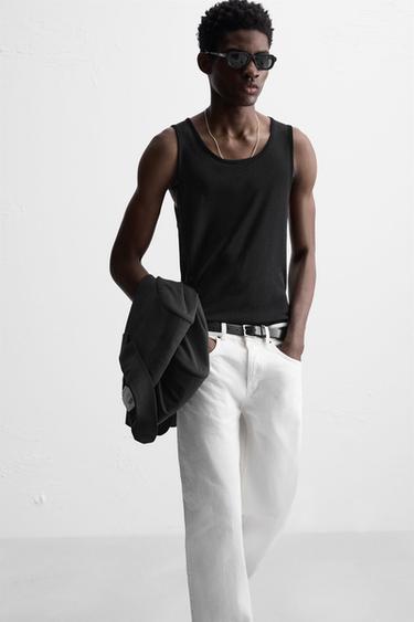DÉBARDEUR SEMI-TRANSPARENT - Noir de Zara - Image 6
