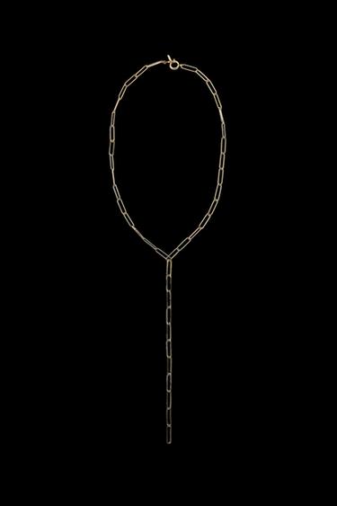 WATERPROOF LINK NECKLACE - Golden by Zara - Image 0