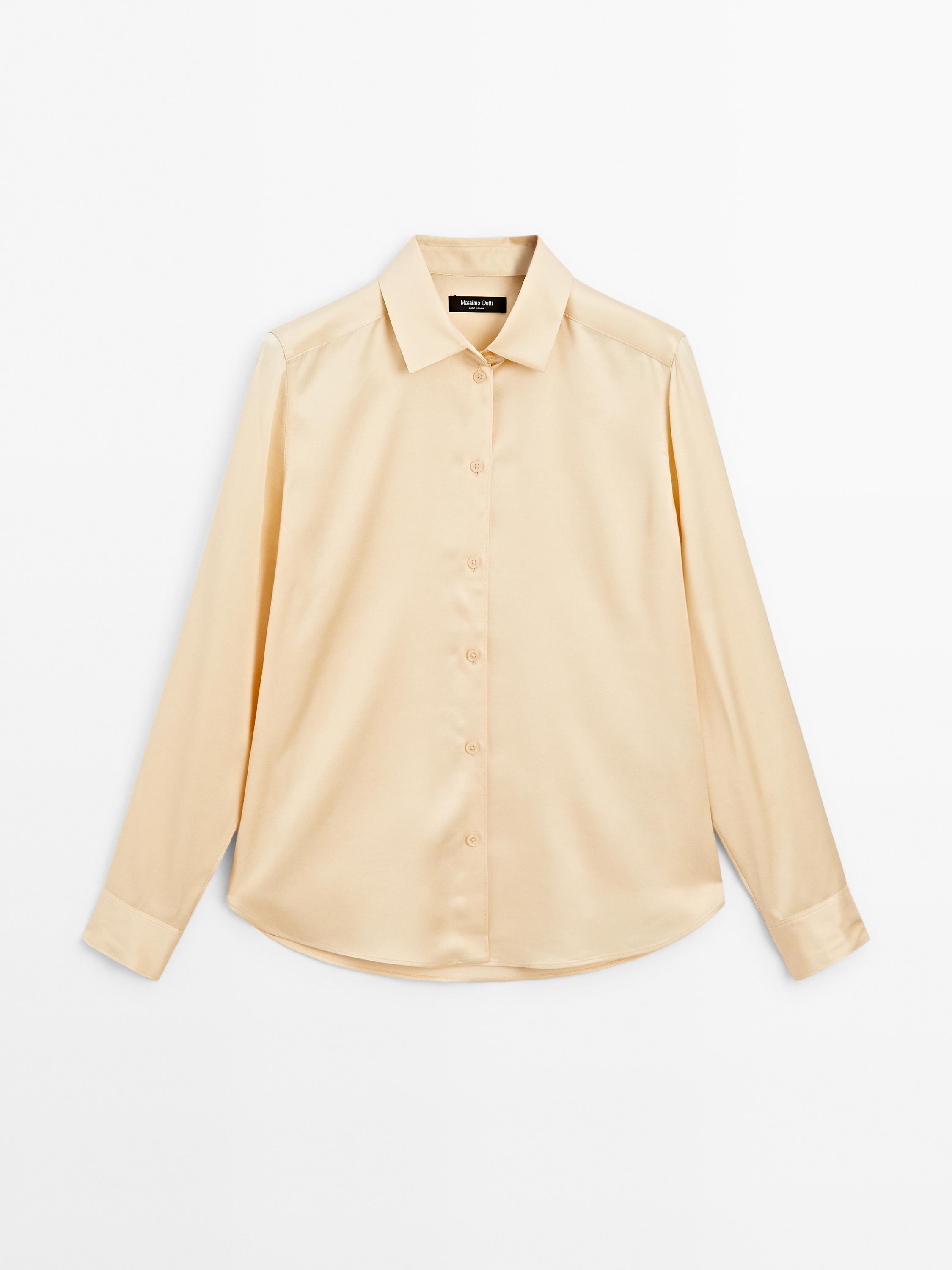 Chemisier fluide satin