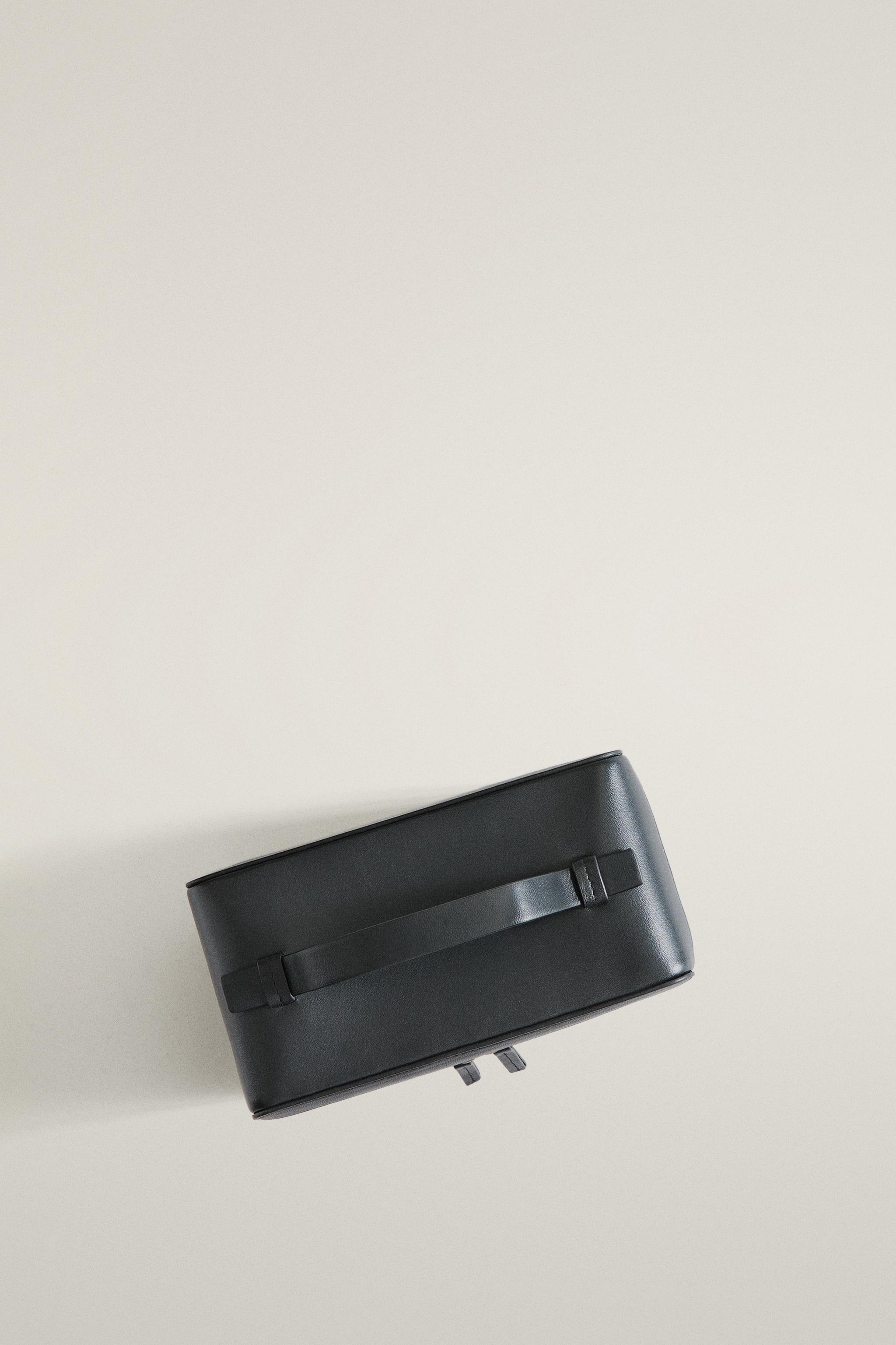 TROUSSE DE TOILETTE MALLETTE EN CUIR NAPA