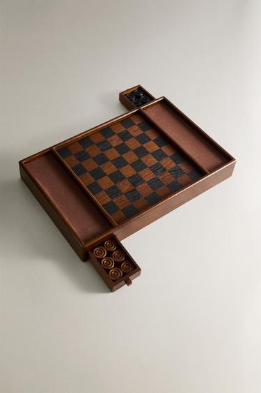 JEU DE DAMES EN BOIS - Marron de Zara - Image 1