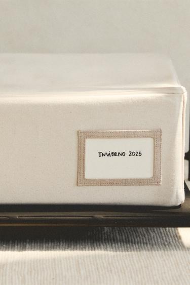 BOÎTE D'ORGANISATION MOYENNE POUR PLACARD - Écru de Zara - Image 7
