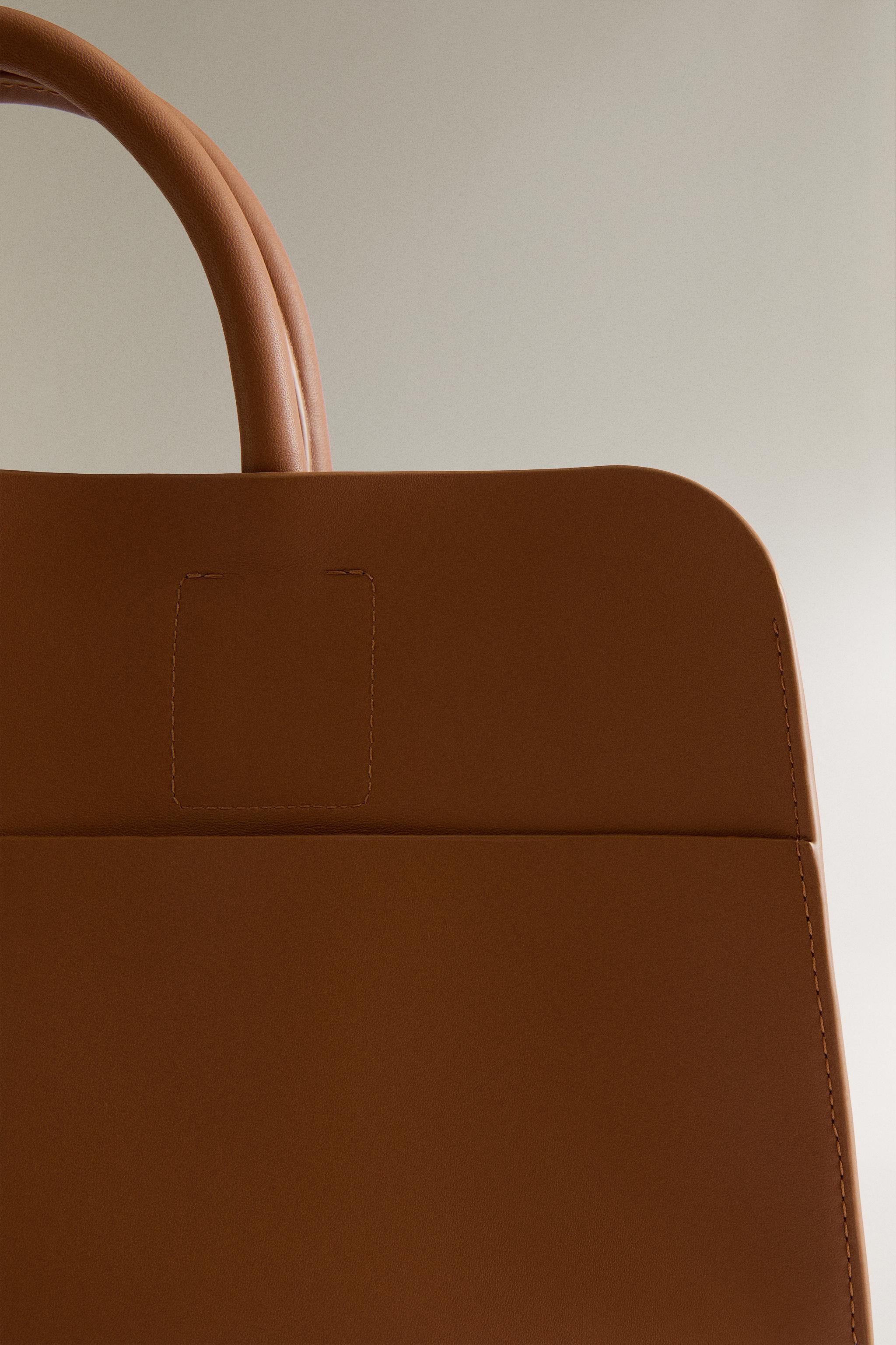 LEATHER MINI TOTE BAG