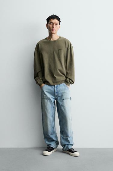 ВАРЕНА ФАКТУРНА ФУТБОЛКА - Хакі Zara