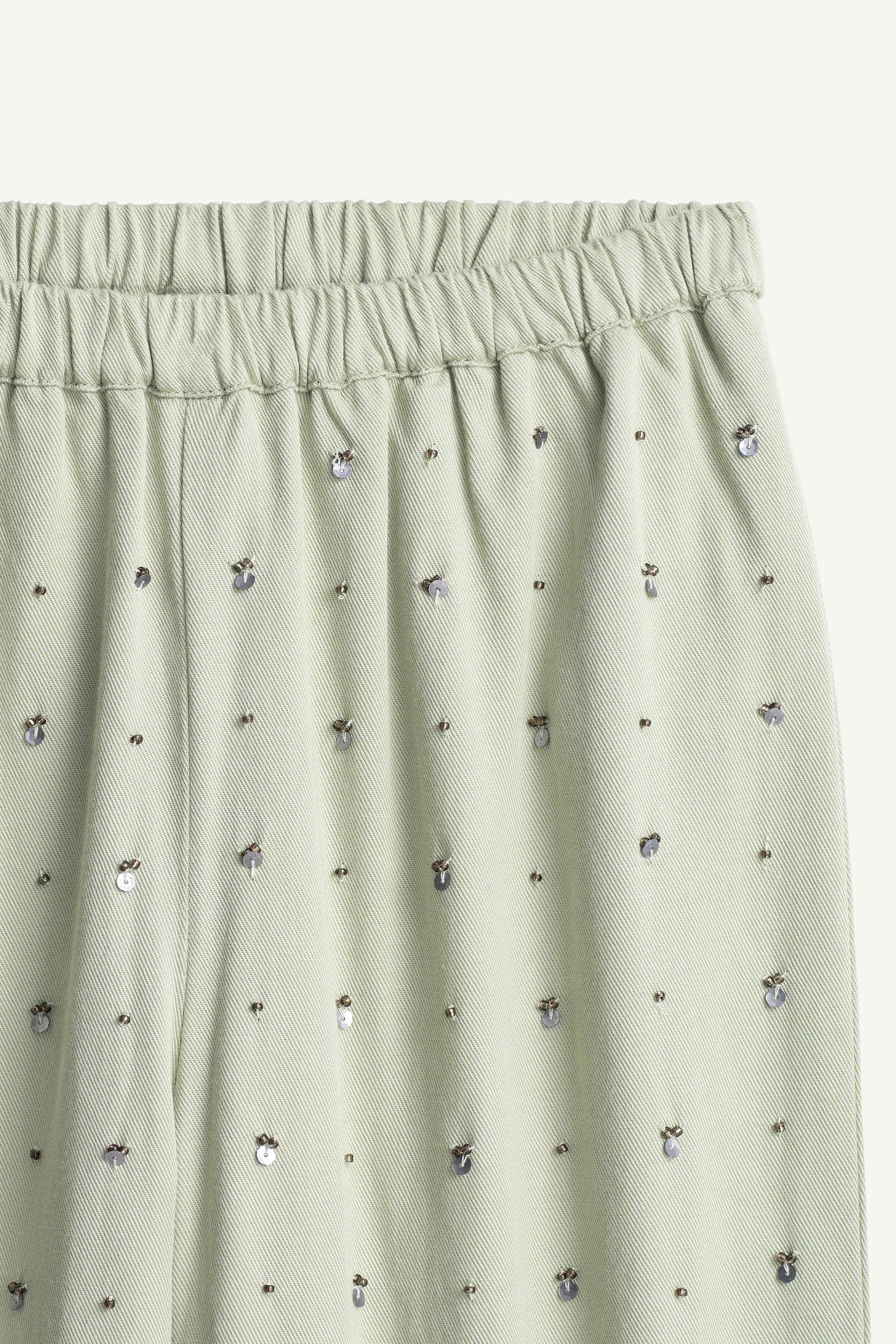 LIMITED EDITION RELAXED SEQUIN PANTS
