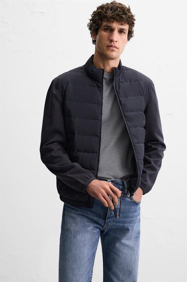 LIGHTWEIGHT PUFFER JACKET - Navy blue by Zara - Image 4
