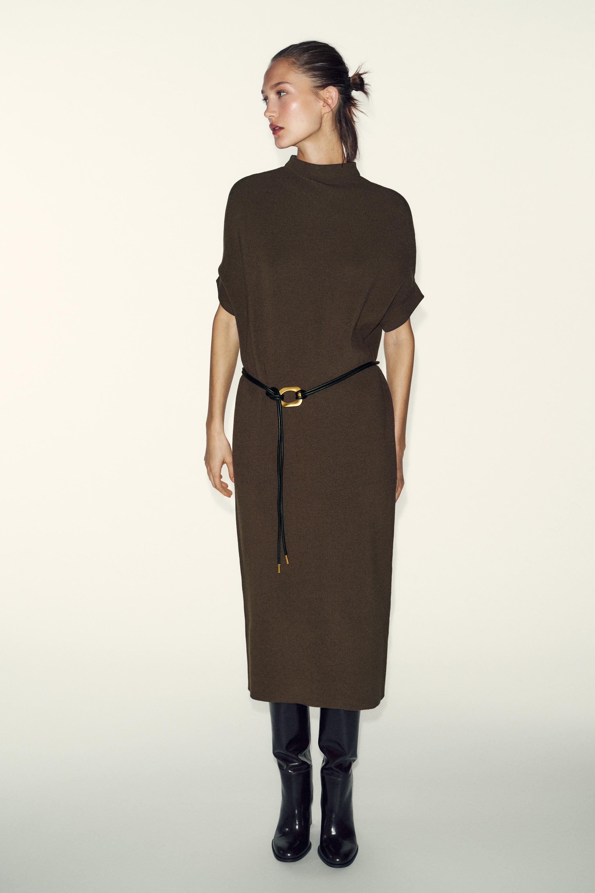 Acai　ザラ ZARA オーバーサイズ ウールセーター ブラウン OVERSIZED WOOL BLEND COAT ZW COLLECTION - Chocolate | ZARA United