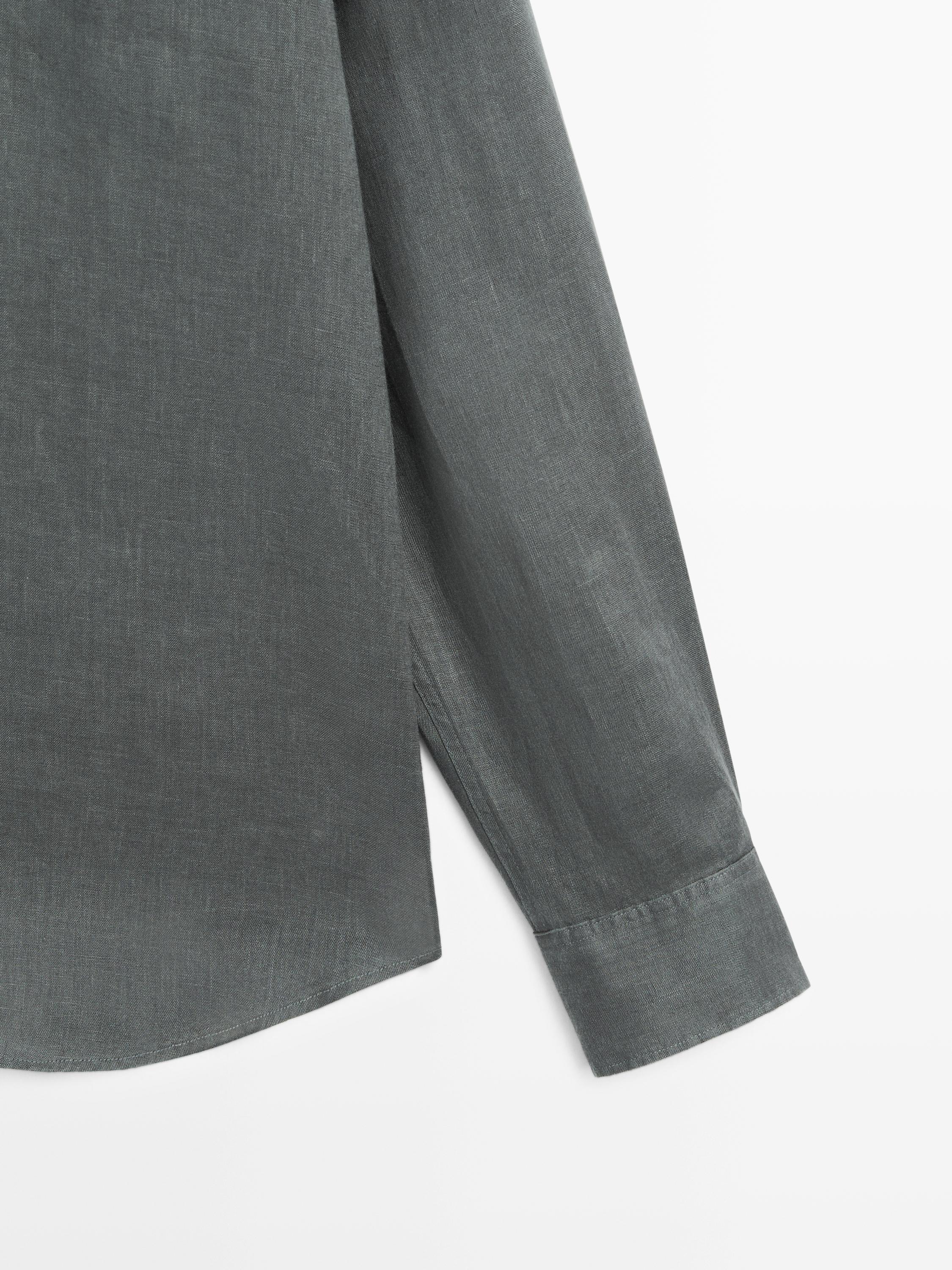 100% linen regular fit shirt