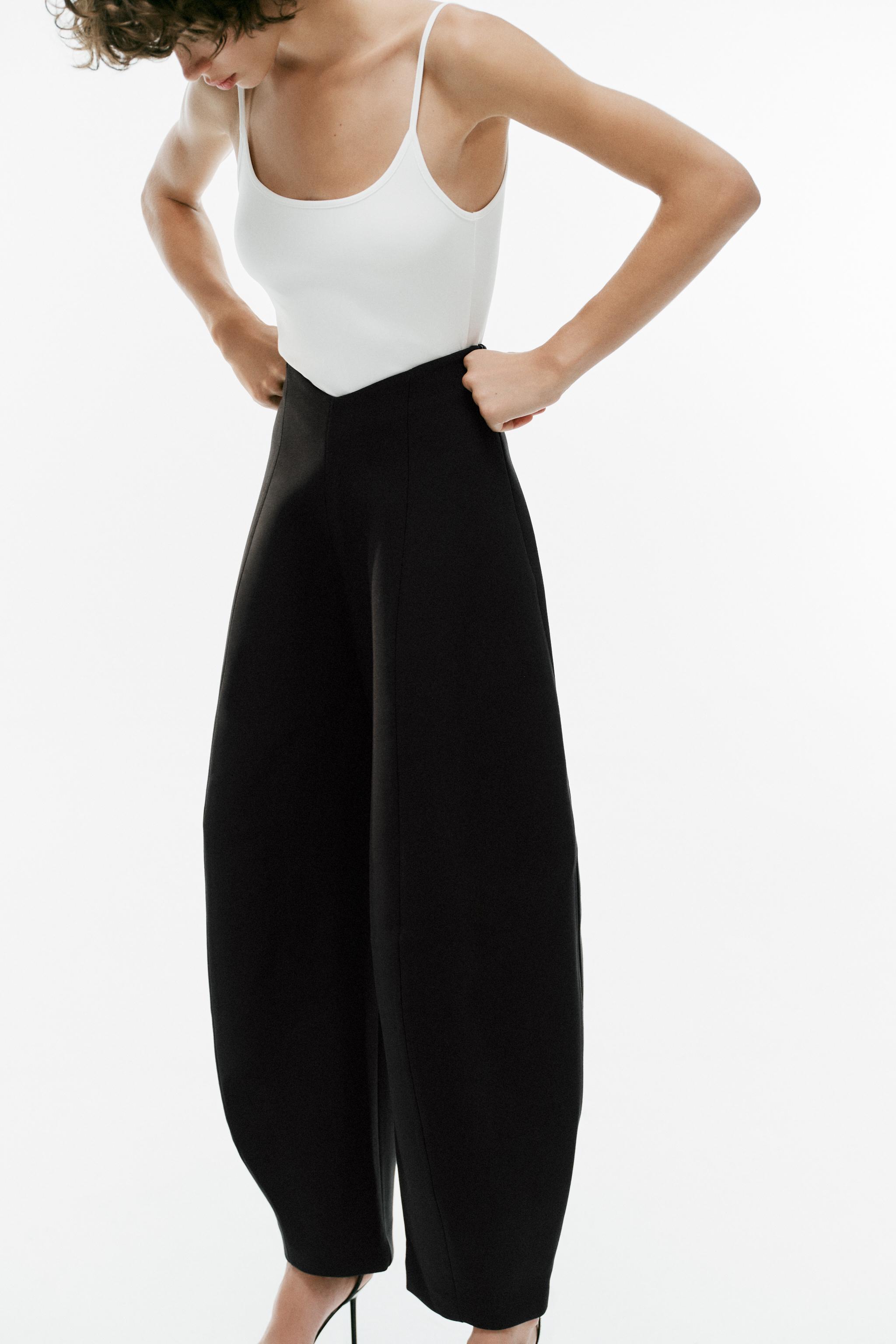 Женские брюки Zara HIGH-RISE BALLOON PANTS — фото 2