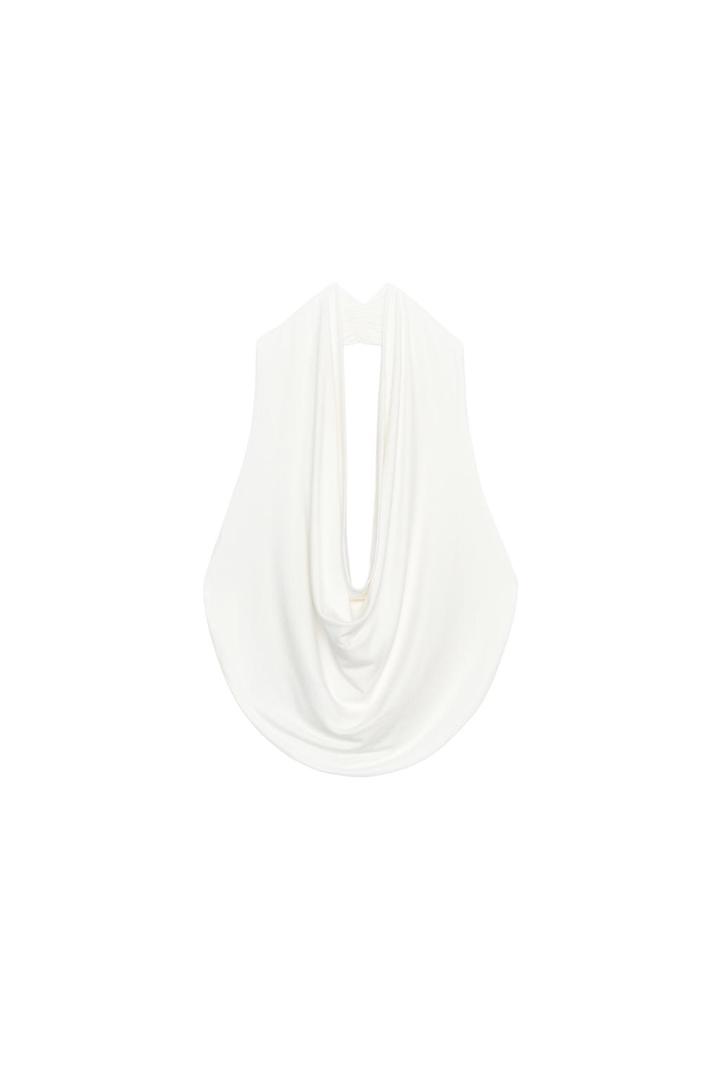 DRAPED HALTER TOP - image 3