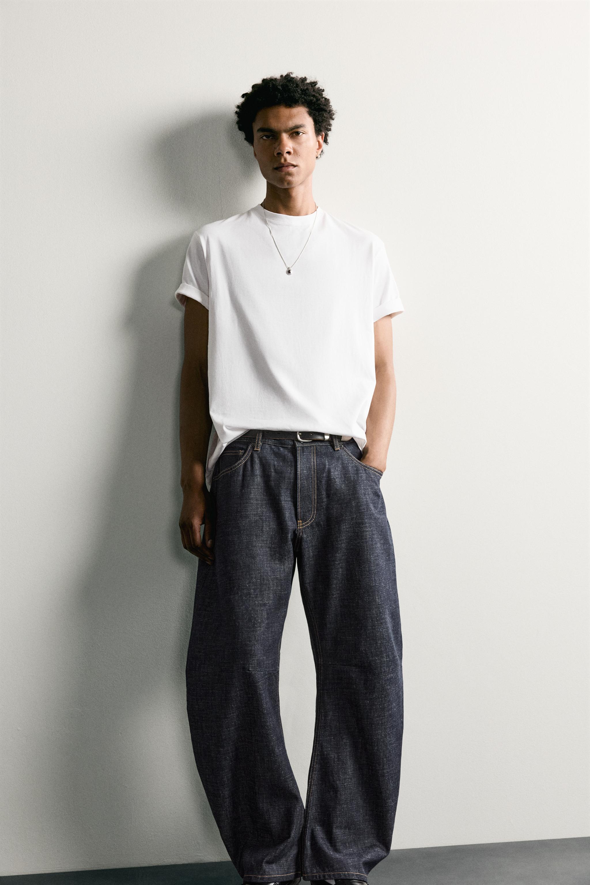 STRAIGHT BARREL FIT JEANS