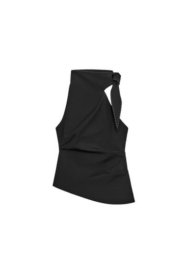 STITCHED KNOT TOP