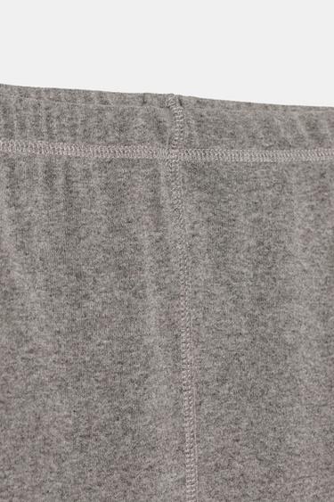 JUPE MI-LONGUE FLUIDE - Gris chiné de Zara - Image 6