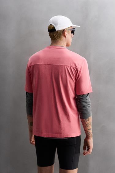 T-SHIRT HEAVY WEIGHT - Saumon de Zara - Image 2