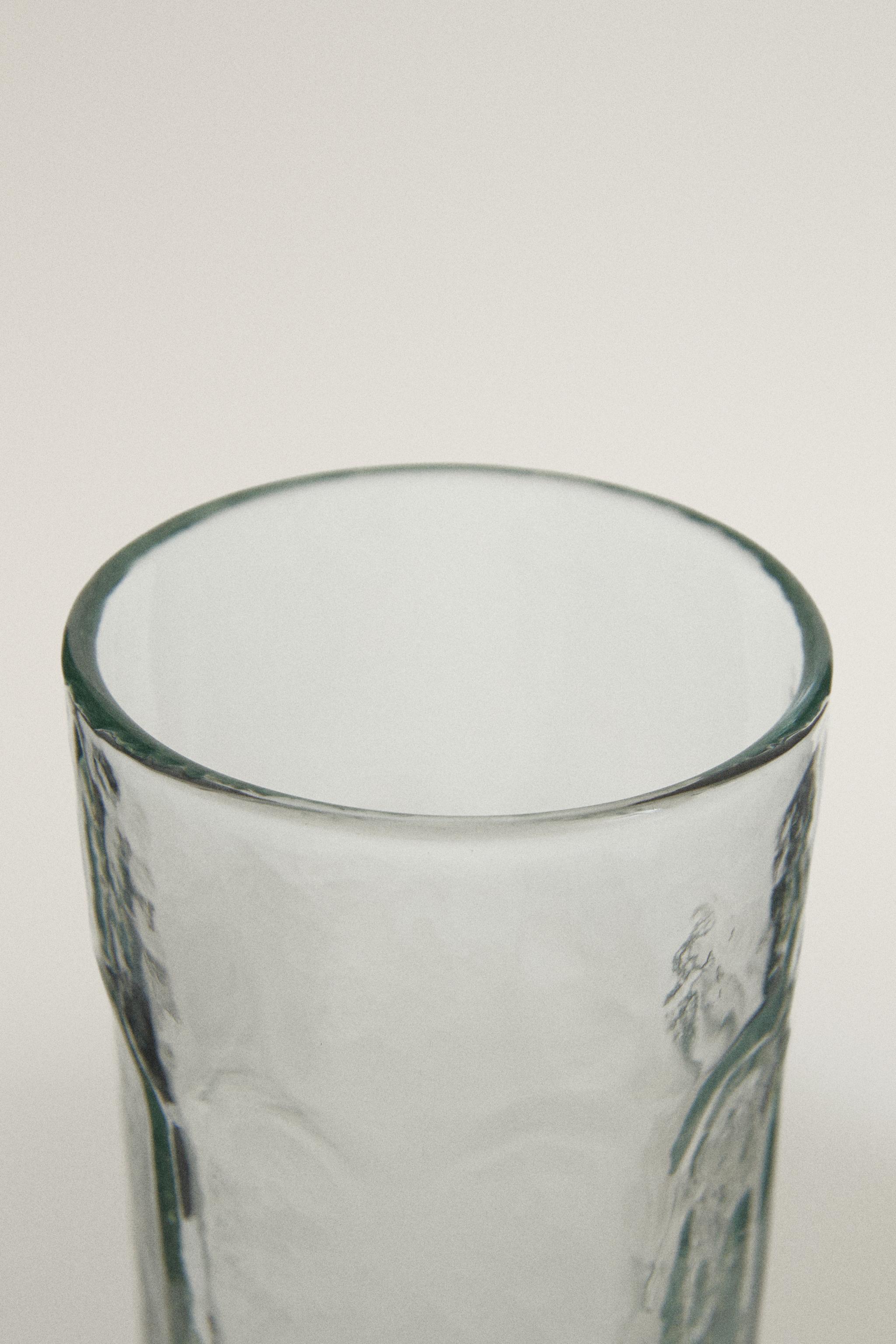 VERRE MARTELÉ RELIEF