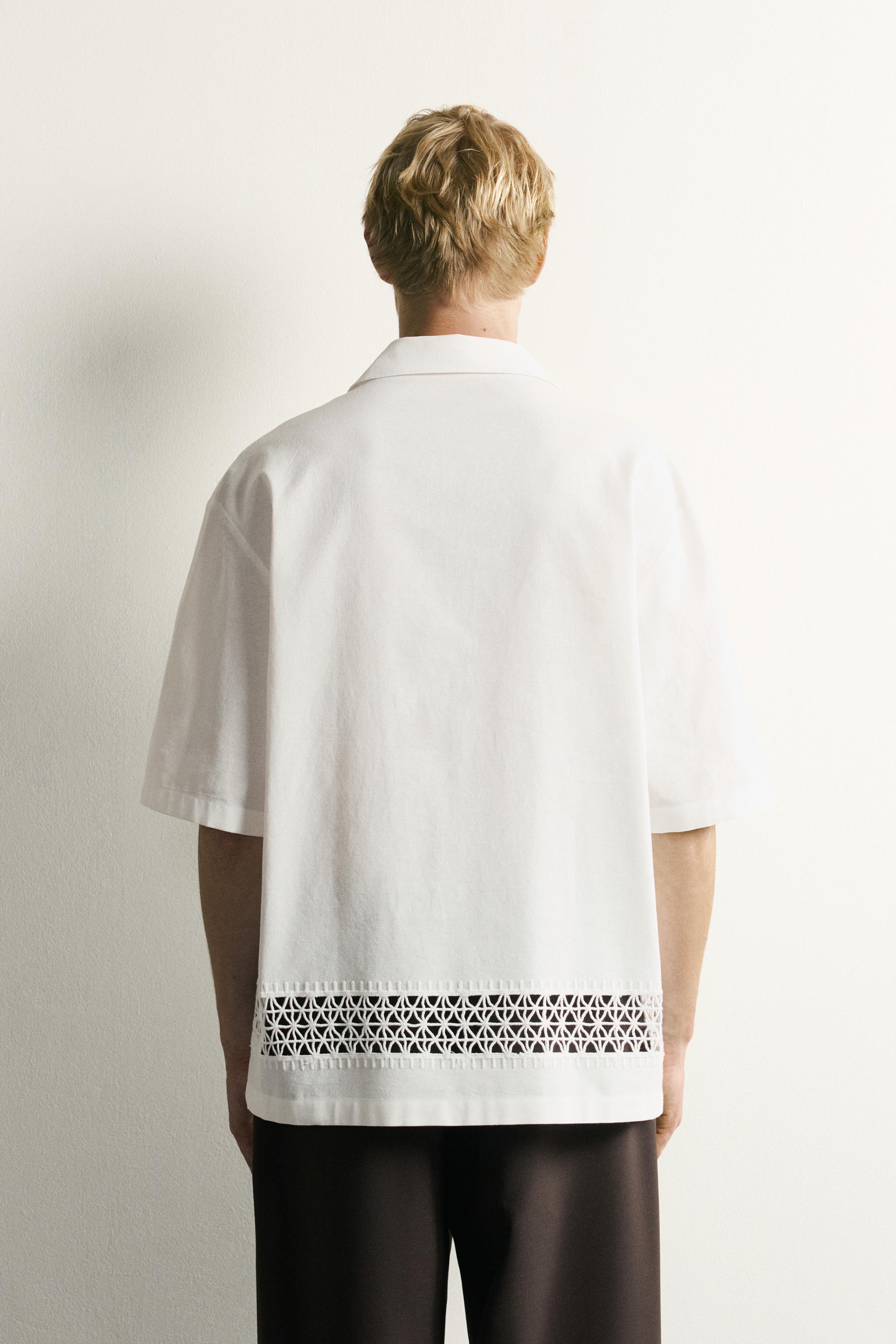 CHEMISE RELAXED FIT À FRISE