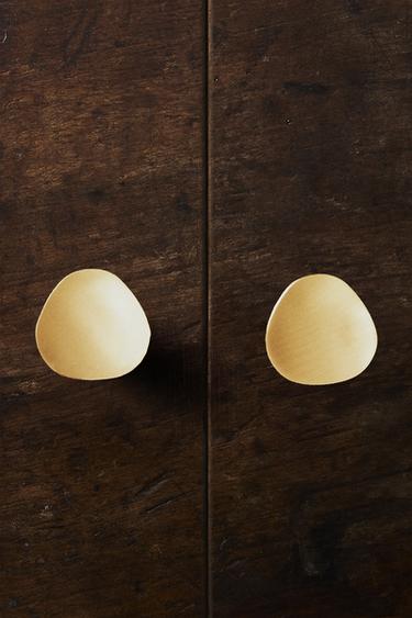 LOT BOUTONS DE PORTE LAITON (LOT DE 2) - Doré de Zara - Image 1