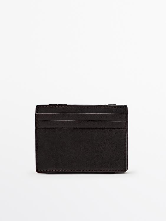 Nappa leather "magic" wallet