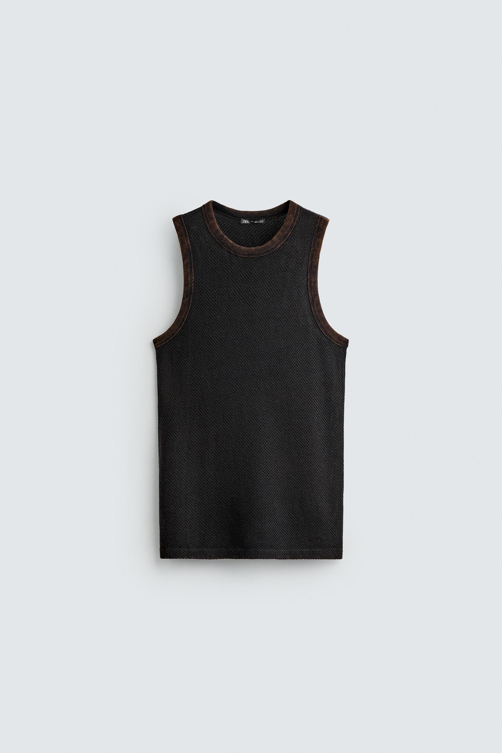 OPEN-KNIT TANK TOP