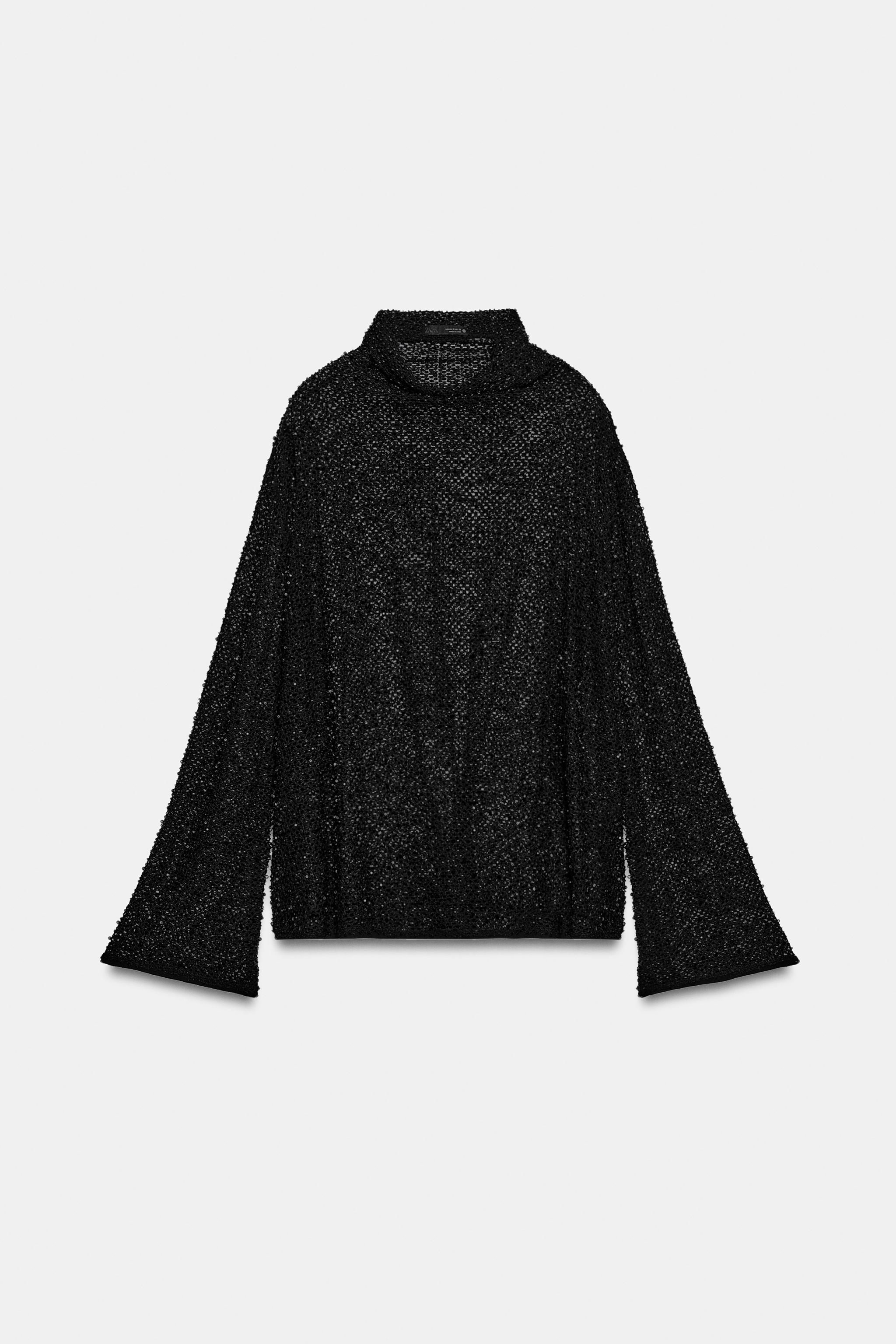 Женские рубашки Zara ZW COLLECTION BEADED SHIRT — фото 3