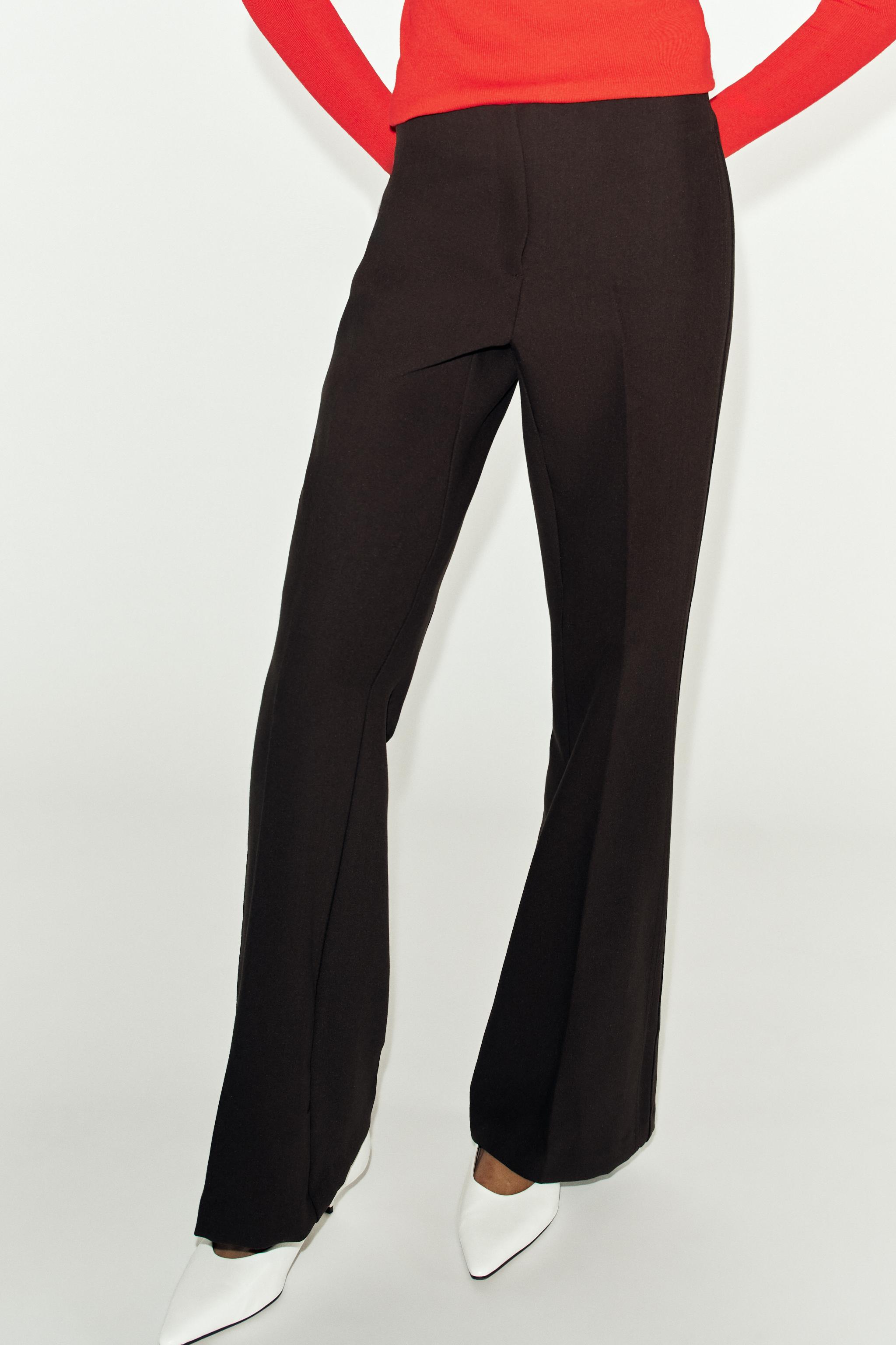 PANTALON FLARE TAILLE BASSE