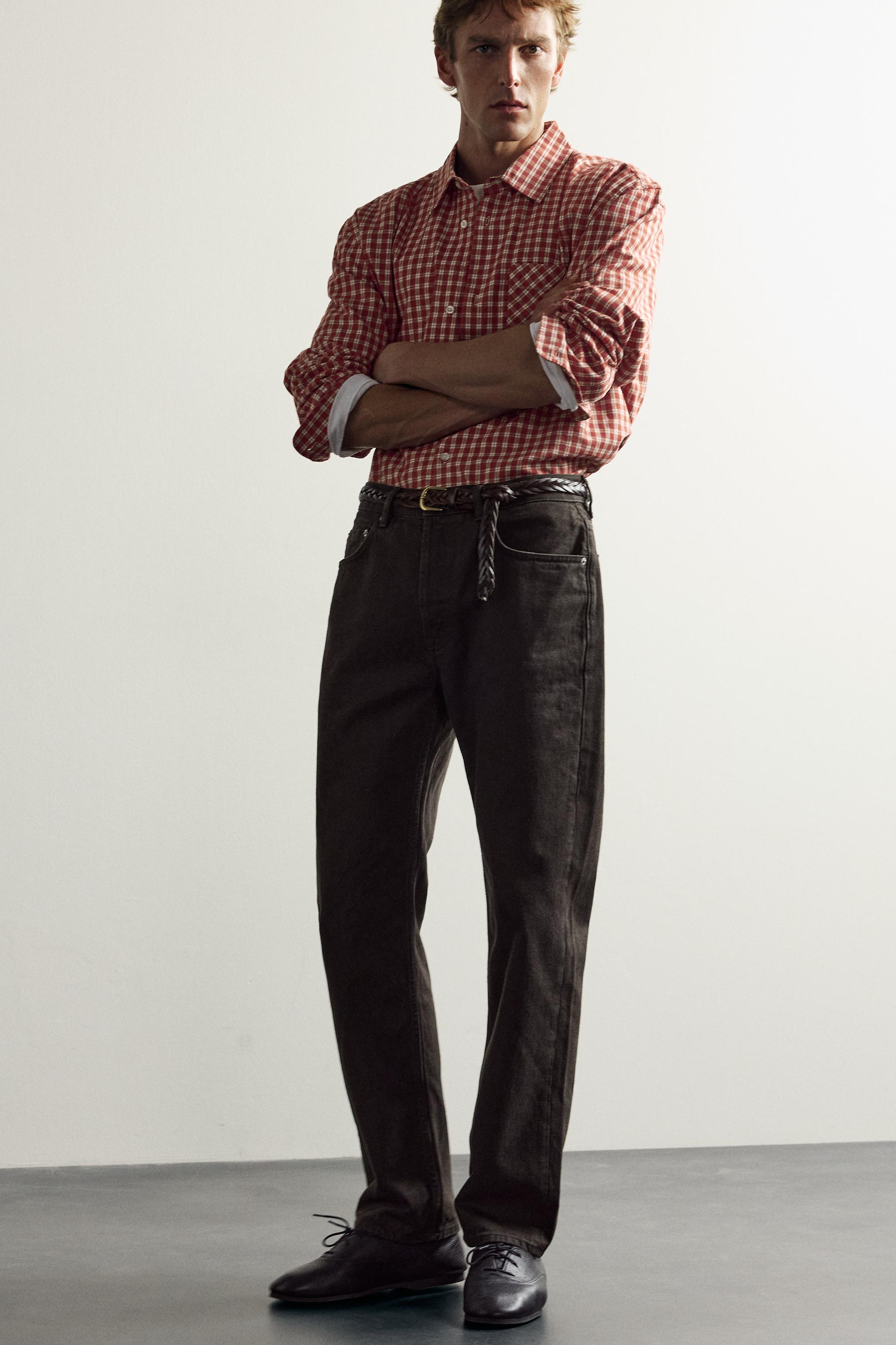 Zara AARON LEVINE X ZARA STRAIGHT FIT JEAN görsel 6