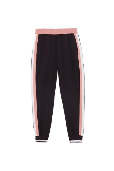 JOGGERS WITH SIDE STRIPES