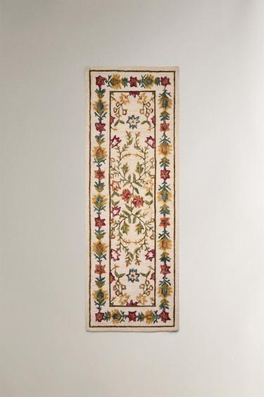 VICTORIAN-STYLE WOOL RUG - Multicoloured by Zara - Image 2