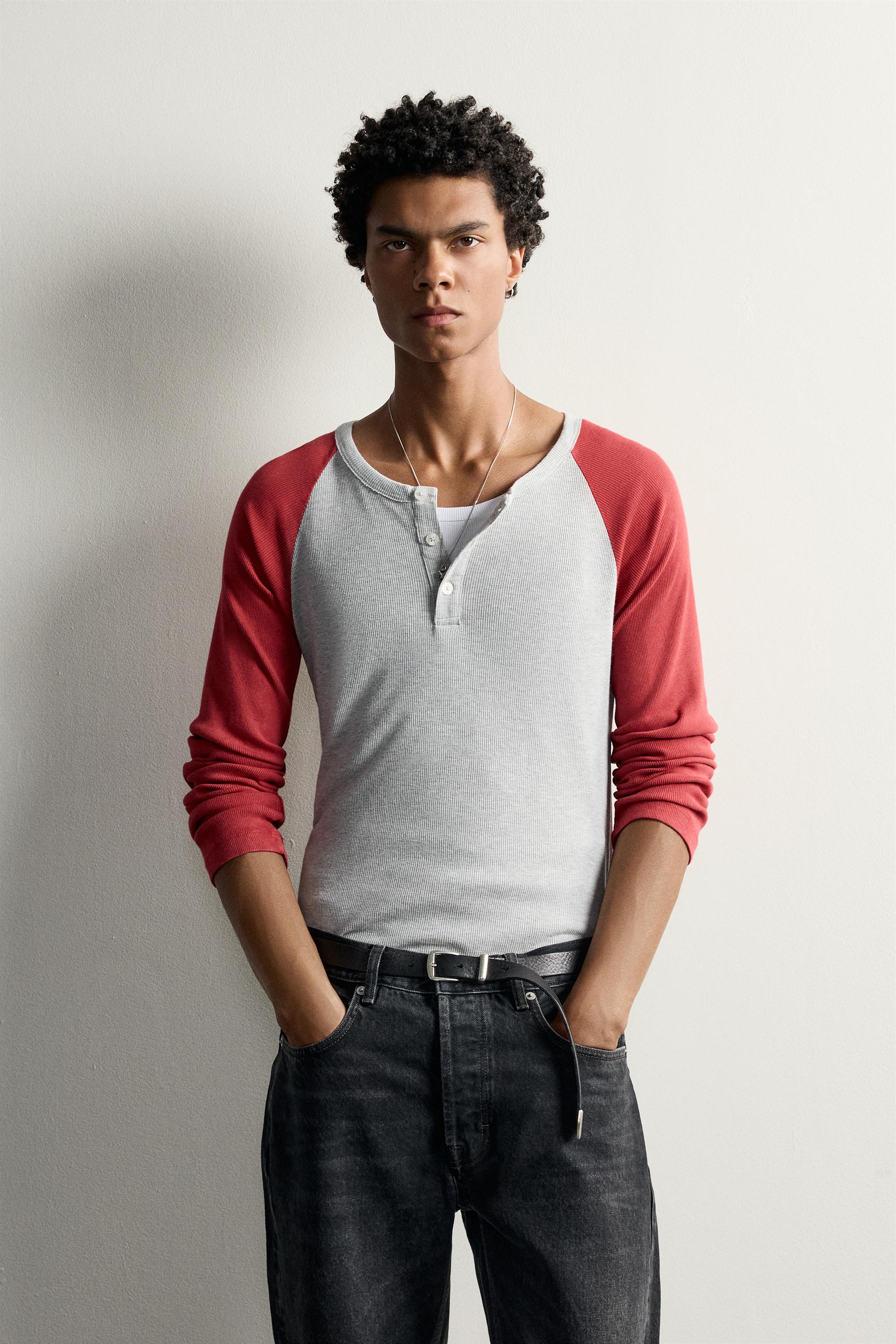T-SHIRT SLIM COLOR BLOCK