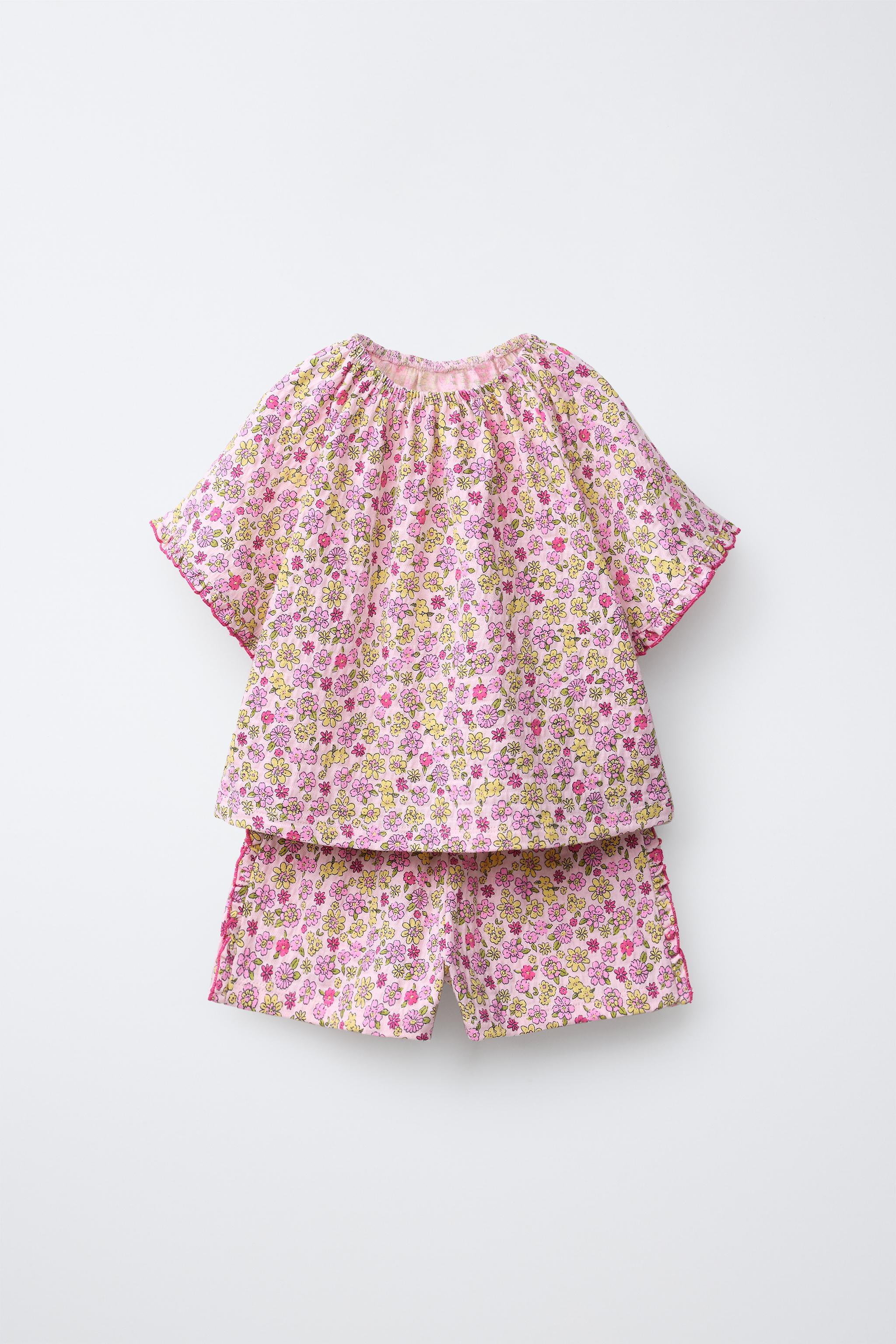 ENSEMBLE T-SHIRT ET BERMUDA TEXTURÉ IMPRIMÉ