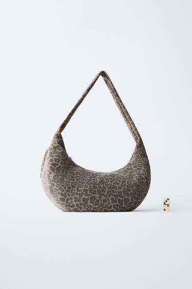 SAC SHOULDER ANIMAL PRINT - Noir de Zara - Image 5