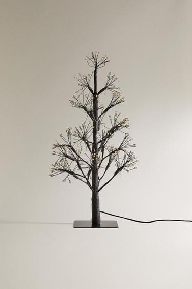 SAPIN DE NOËL LUMIÈRE LED (50 CM) - Noir de Zara