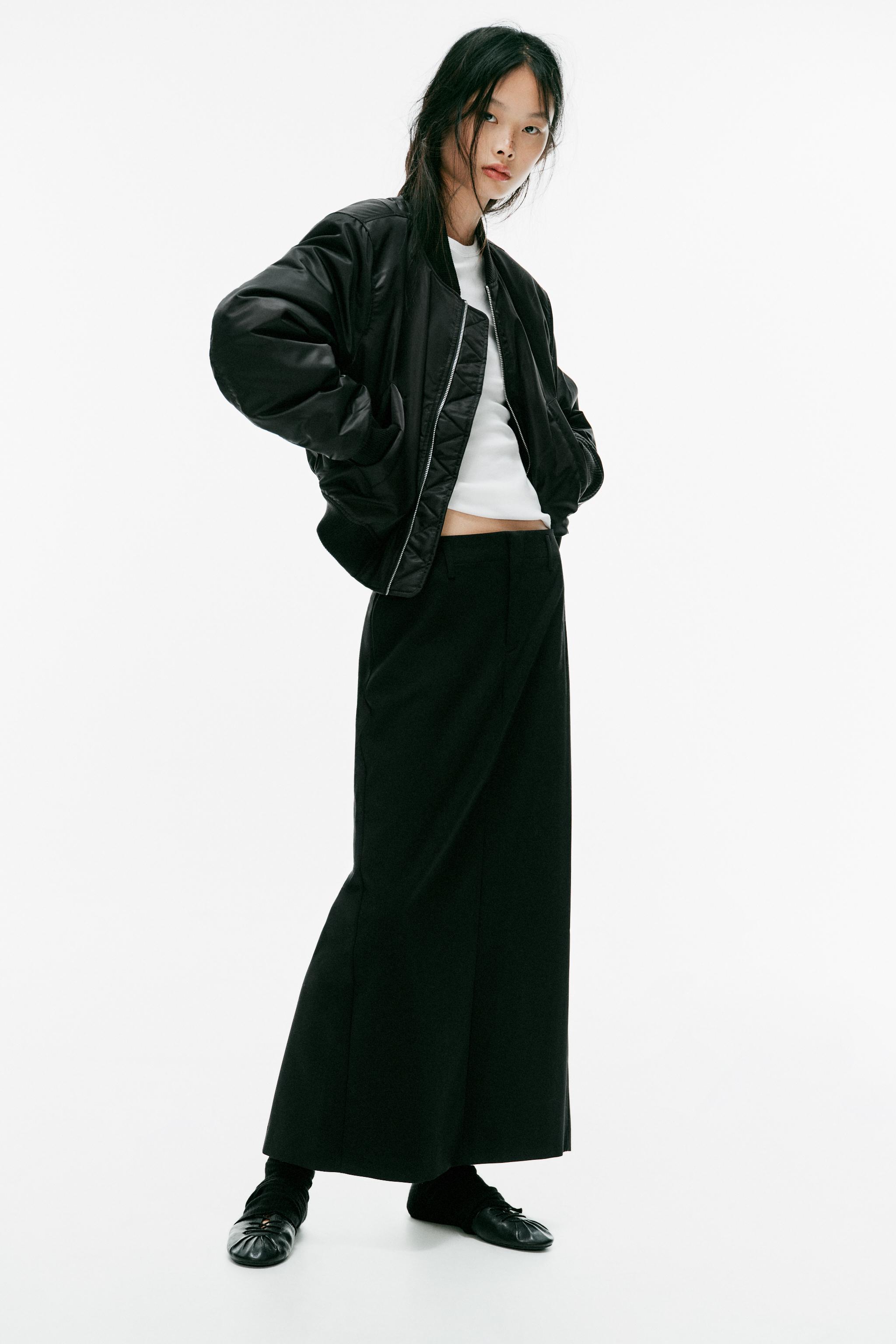 ブラックミディスカート - レディース | ZARA 日本