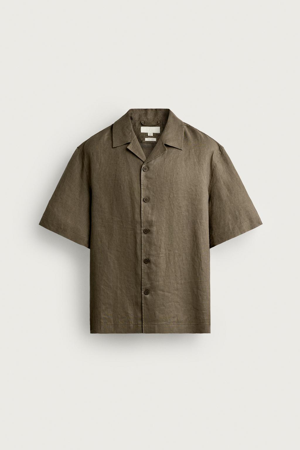 100% LINEN RELAXED FIT SHIRT