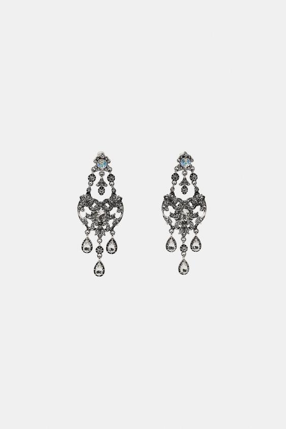 ARETES METÁLICOS JOYAS - Plata de Zara - Imagen 0