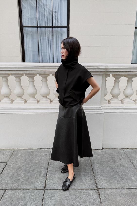 CHALECO OVERSIZE - Negro de Zara - Imagen 0