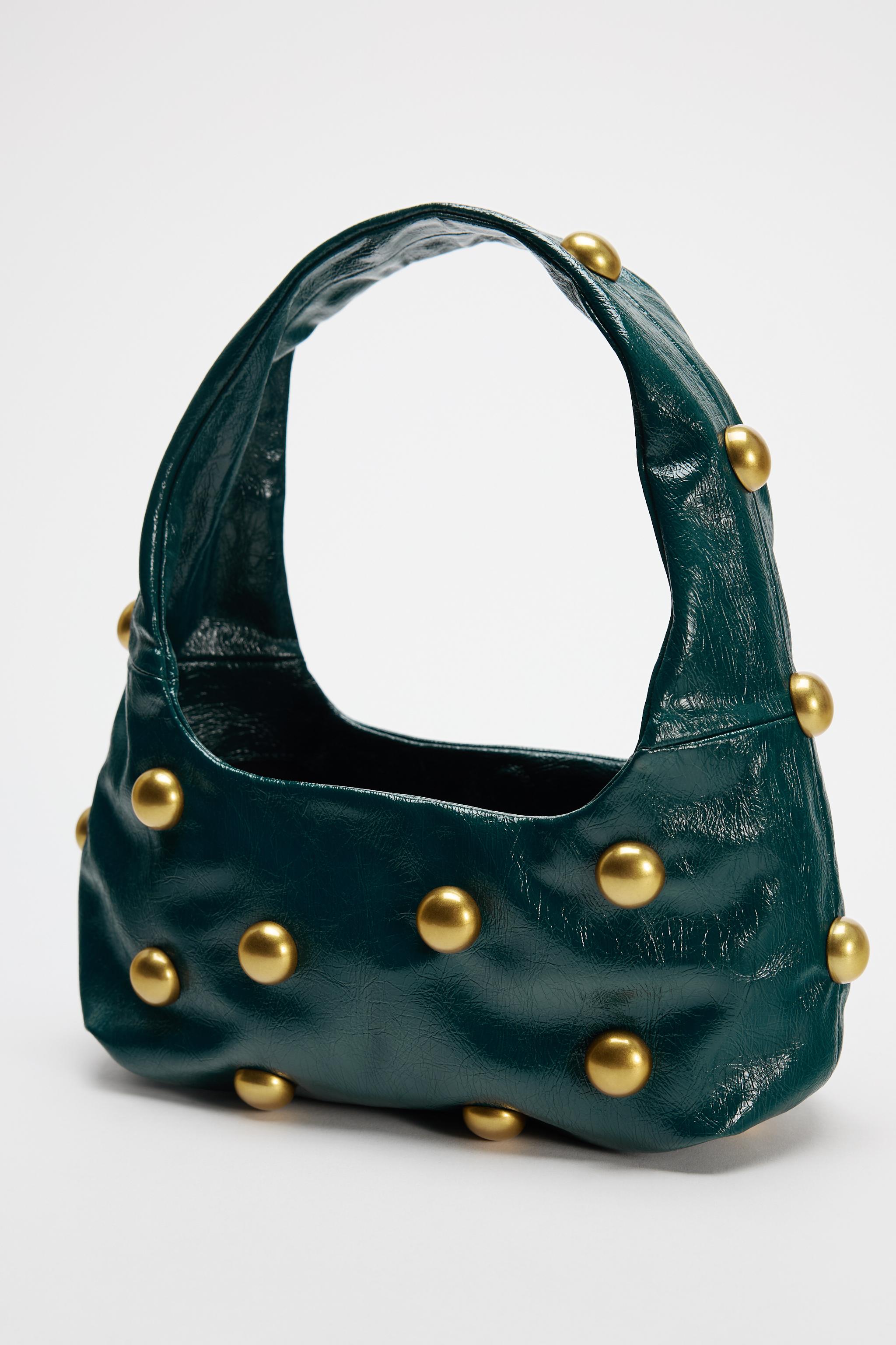 EMBELLISHED SHOULDER BAG - Blue | ZARA United Kingdom