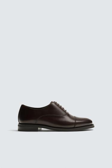 ZAPATO PIEL VESTIR - Marrón de Zara