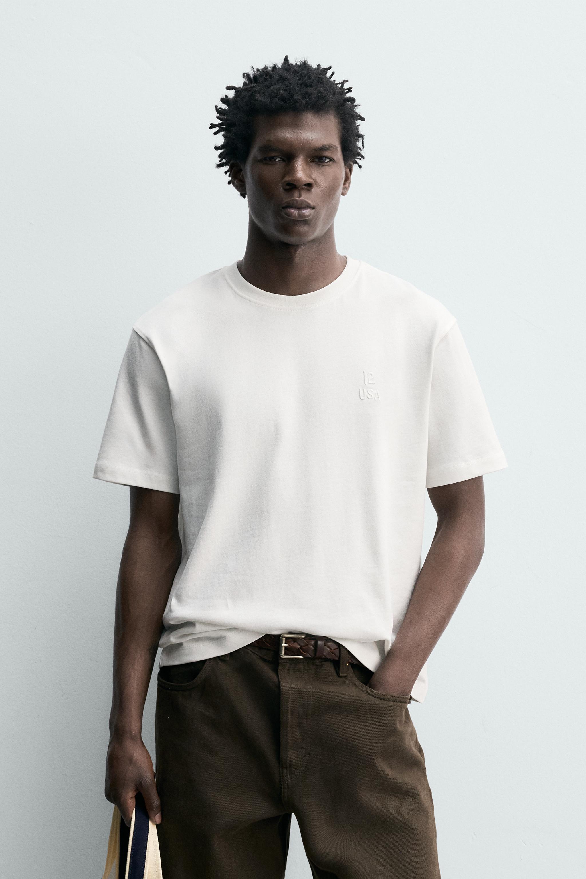 T-SHIRT BRODERIE BIMATIÈRE IMPRIMÉE