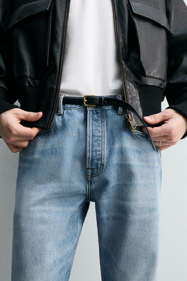 SLIM FIT JEANS - Light blue by Zara - Image 4