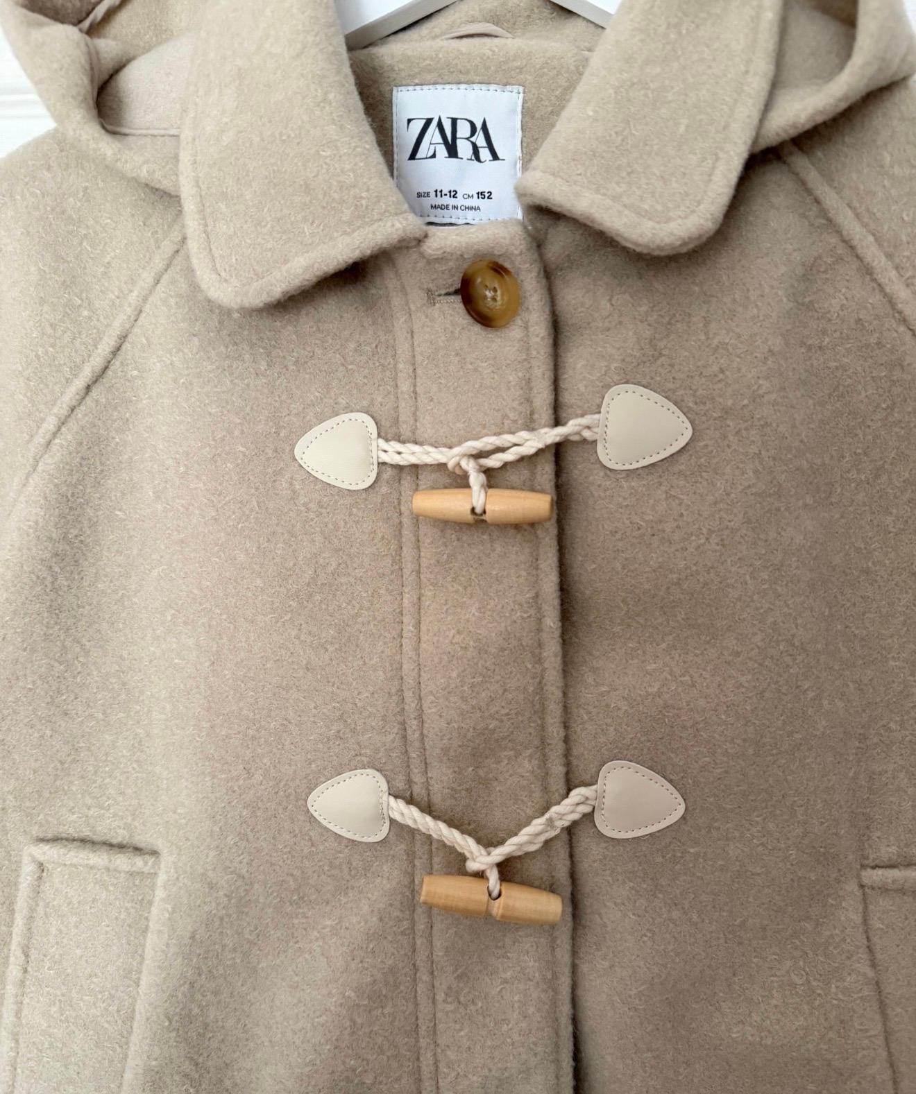 SHORT PEA COAT WITH TOGGLES | SECOND HAND | Zara Preowned