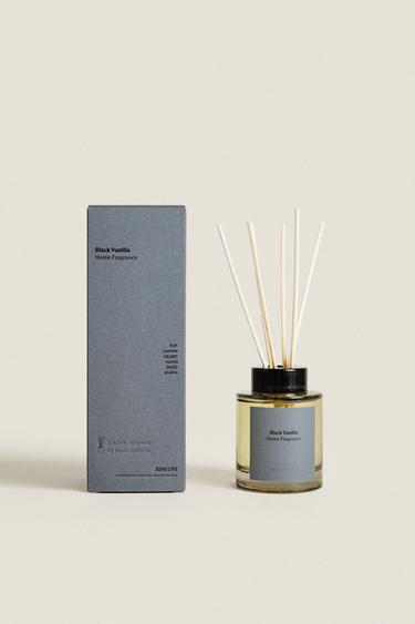 (100 ML) DIFUSOR DE AMBIENTE COM VARETAS BLACK VANILLA - Preto da Zara